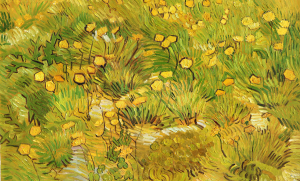 Merinowolle Kammzug Malermischung 813 van Gogh Gelb Grün